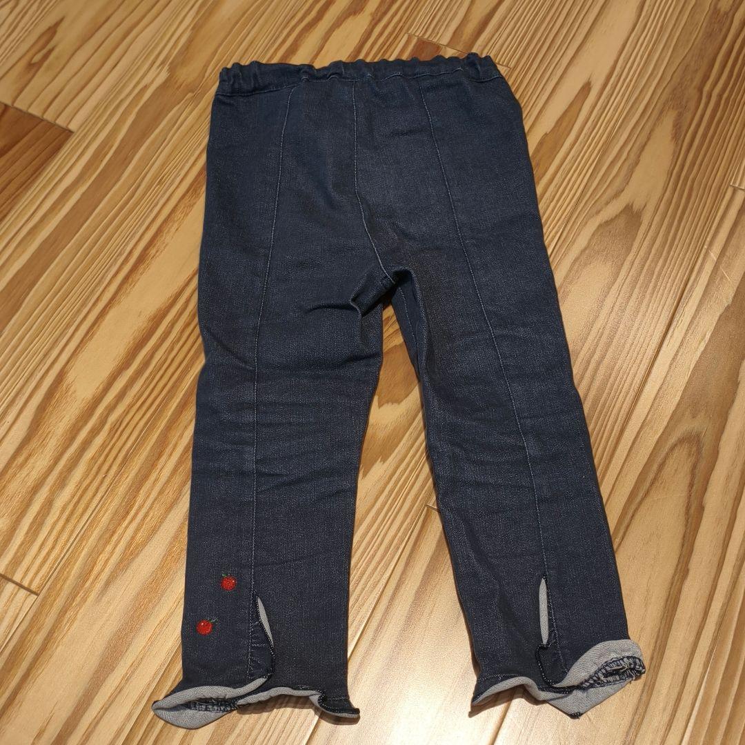 ファミリア 現行品 トレーナー ズボン セット りんご くまちゃん 90