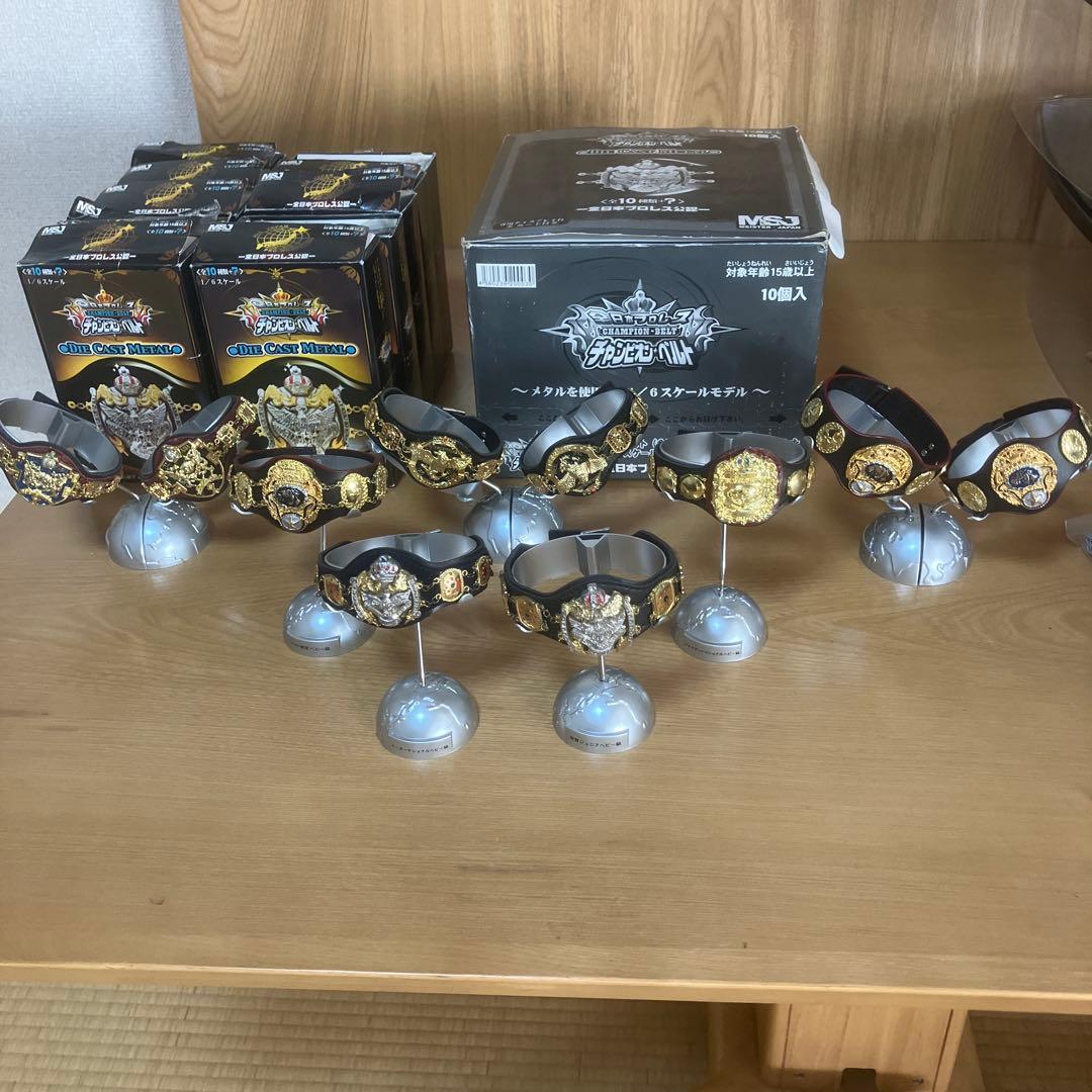 全日本プロレスチャンピオンベルトコレクション10本 完売】これぞ王道の証！『全日本プロレス チャンピオンベルト1/6