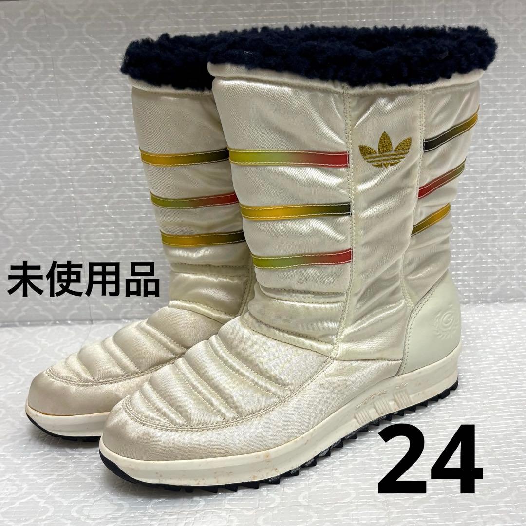 未使用タグ付adidasスノーブーツ24センチSNOWPARADISEアディダス