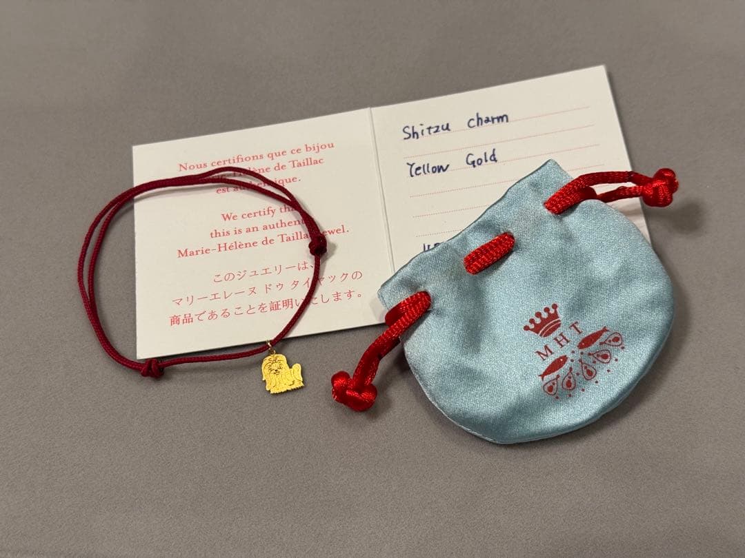 マリーエレーヌドゥタイヤック シーズー 犬 コードブレスレット ドッグ