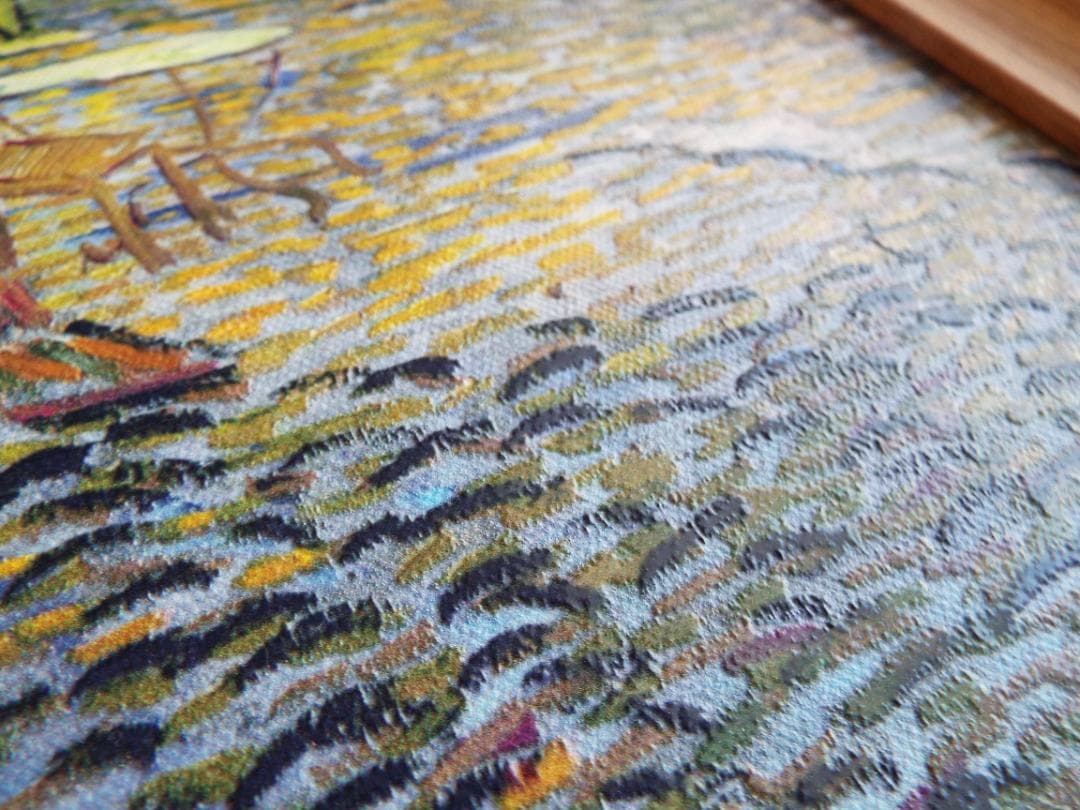 ゴッホ 夜のカフェテラス ゴッホの立体複製画「アルゴグラフ」 - メルカリ