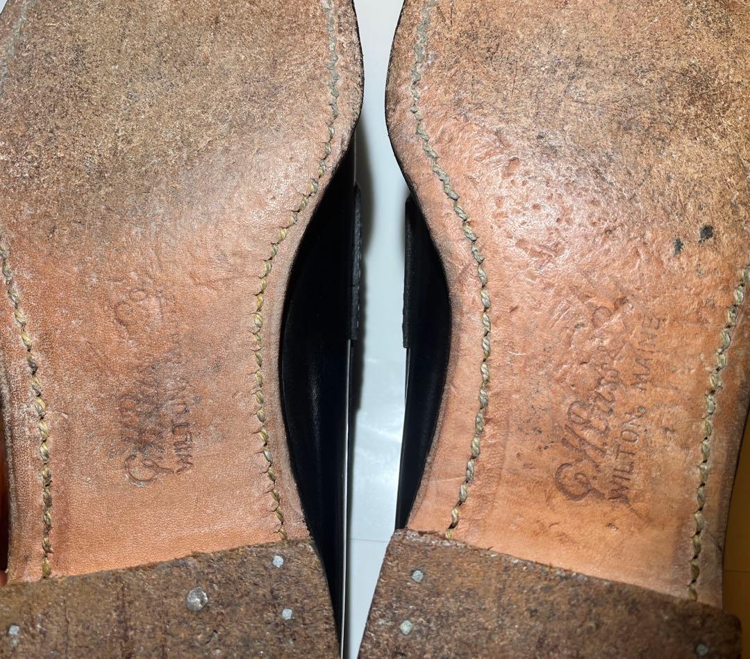 【美品】G.H.Bass ローファー 本革 ブラック 61/2D