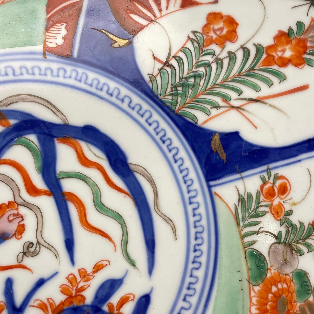 伊万里・有田焼 明治時代 色絵大皿 金彩 飾り皿 37cm - メルカリ