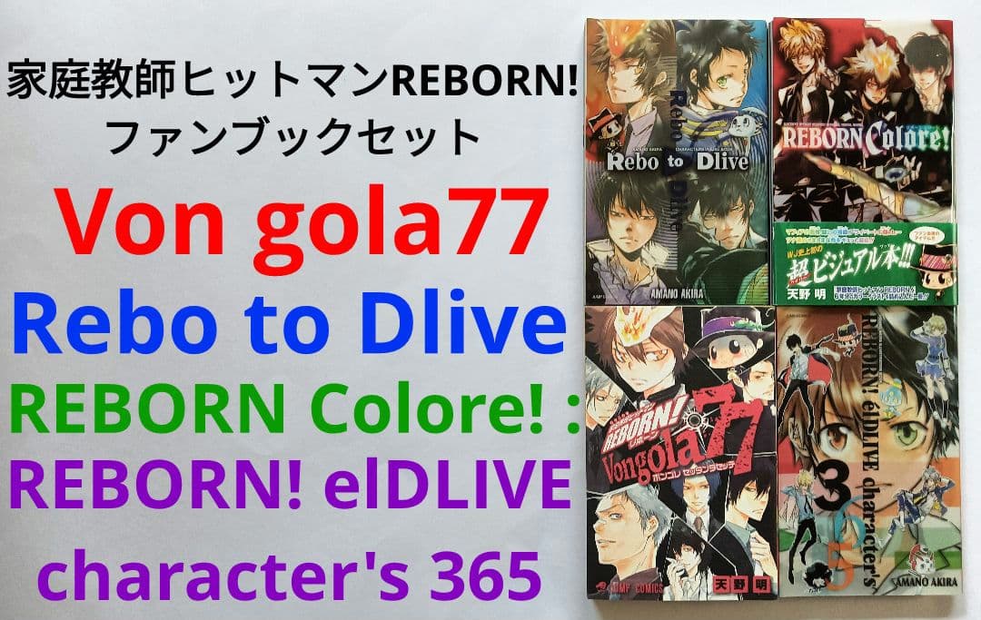 家庭教師ヒットマンREBORN! ファンブック ビジュアルブック イラスト
