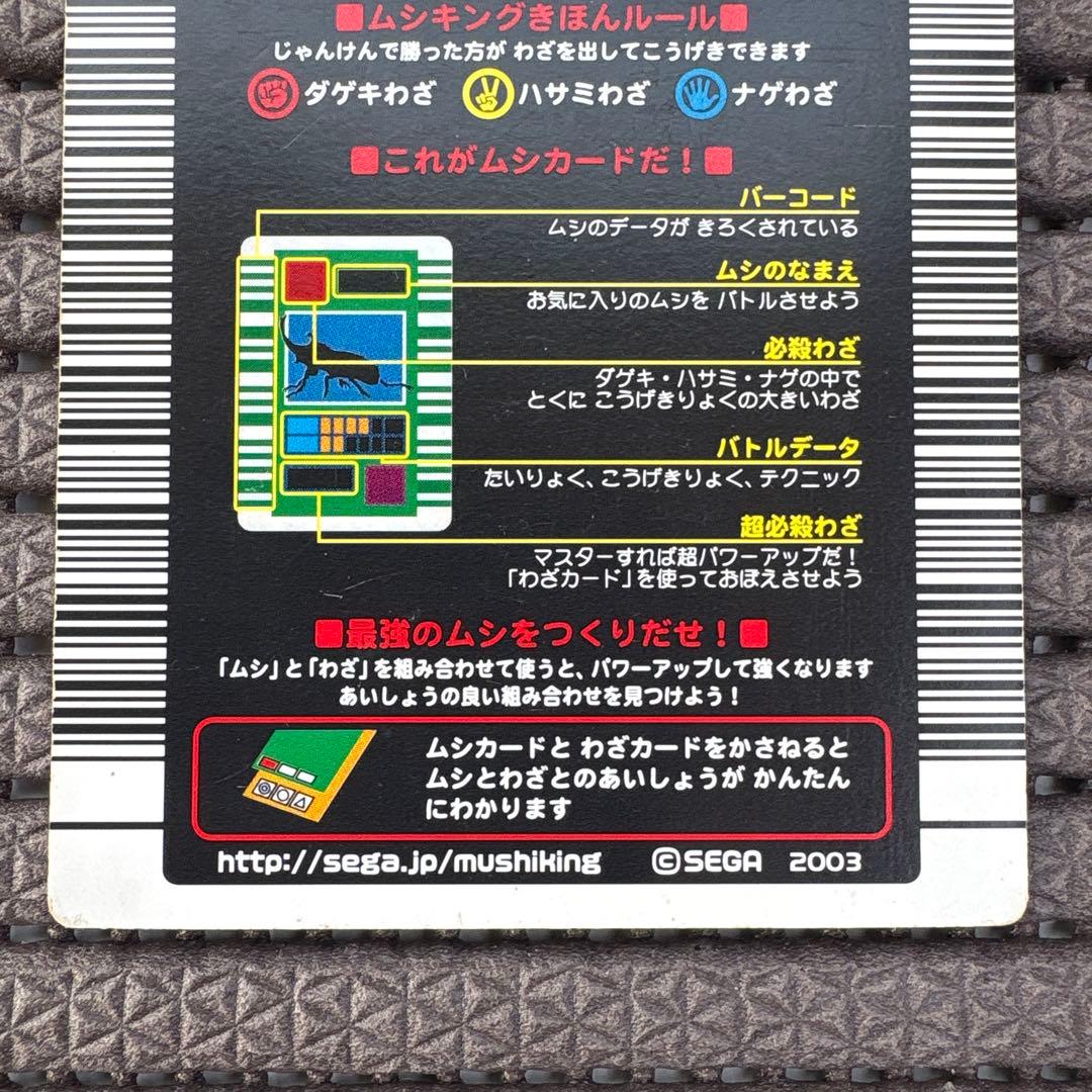 希少 アクティオンゾウカブト 2003SUMMER 夏 学名黒 金 ムシキング