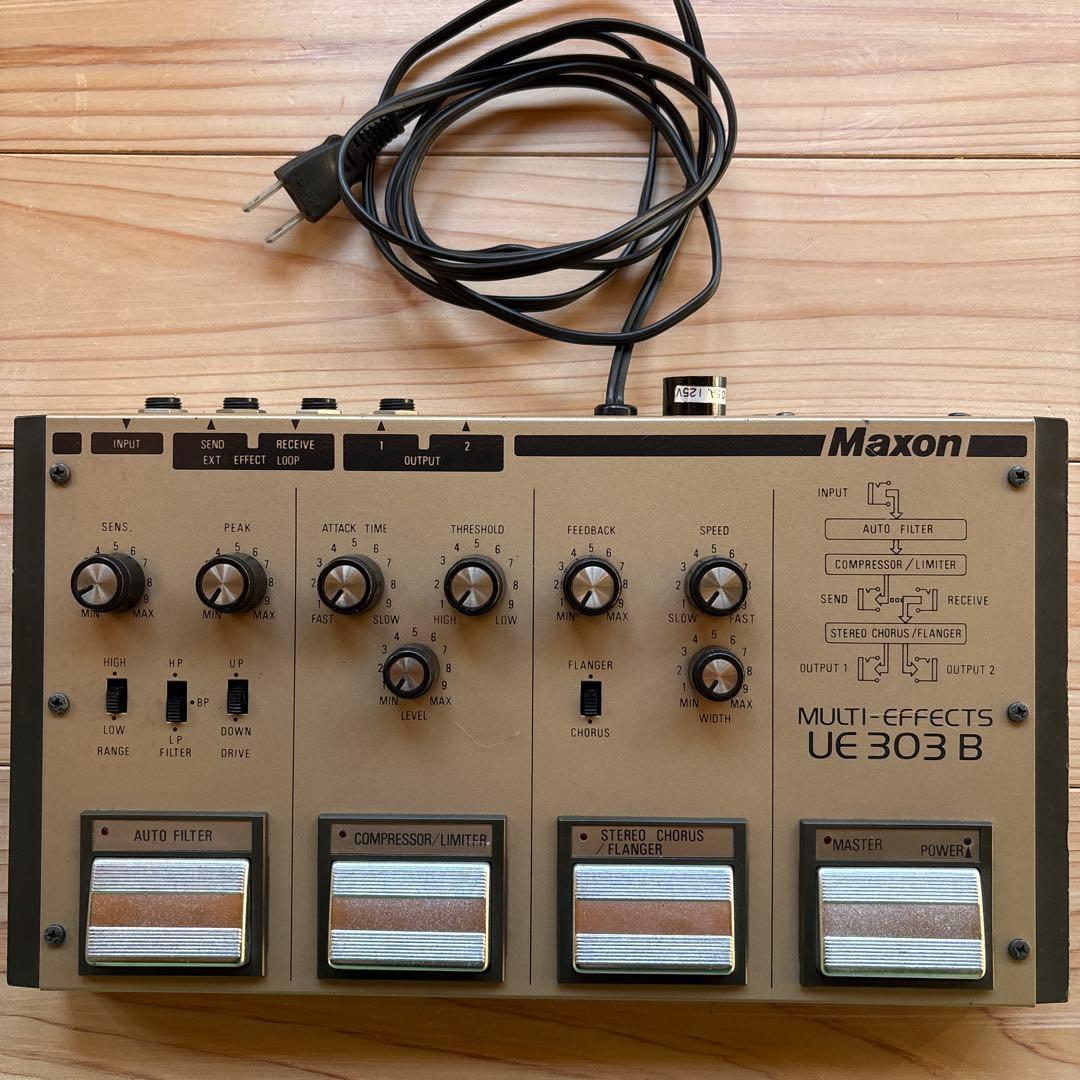 MAXON UE 303 B アナログマルチエフェクツ 80年代 完動品