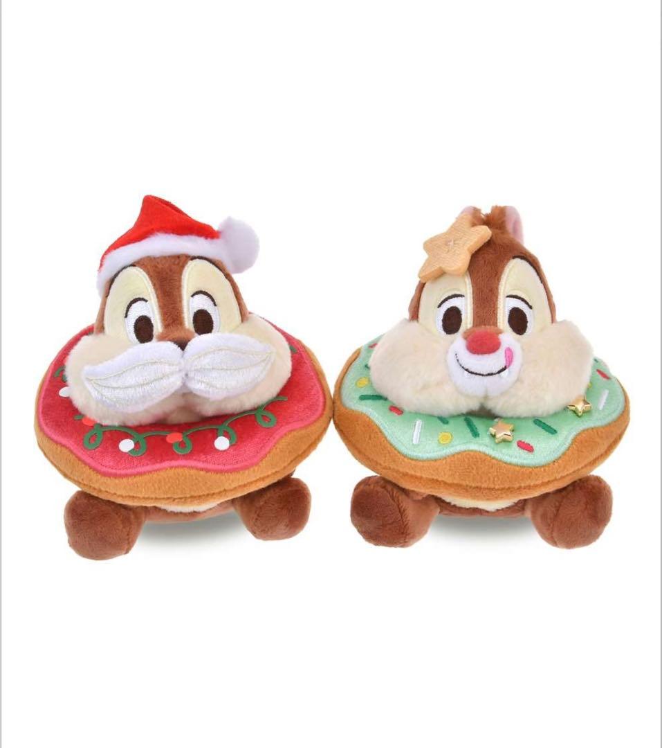 チップとデール クリスマスぬいぐるみセット チップとデールぬいぐるみチャームセット(ディズニークリスマスグッズ