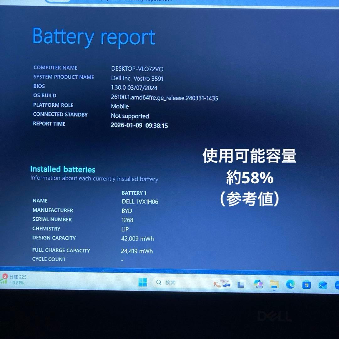 《準美品》DELL VOSTRO 3591 第10世代 Core i5