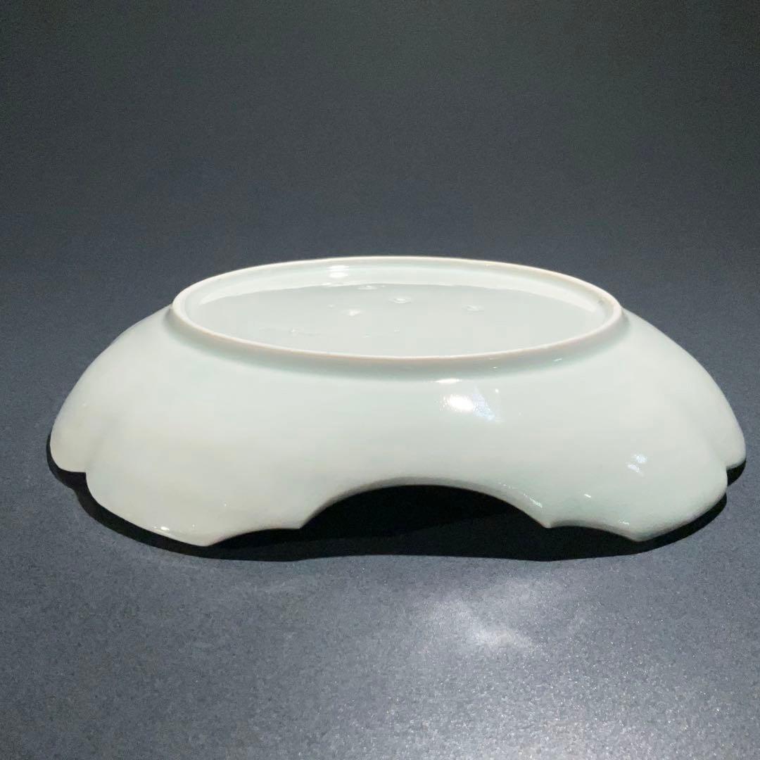 伊万里金襴手馬図変形皿 江戸 古伊万里 金直し R0917w1ダH