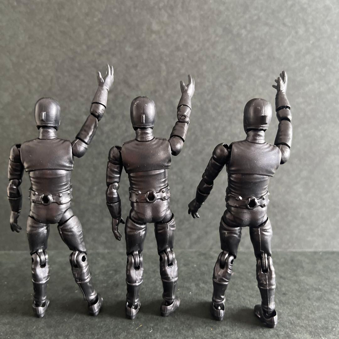 掌動 SHODO 仮面ライダーシリーズ ショッカー戦闘員、ニセライダー4体