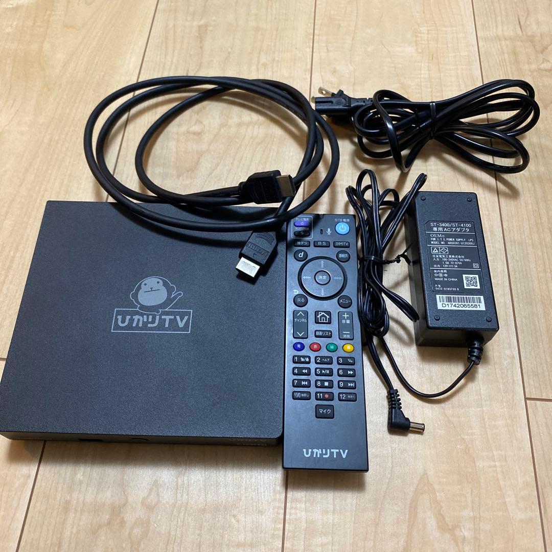 ひかりTV トリプルチューナー ST-3400 ひかりTV、月額500円の新チューナー「ST-3400」を公開：HDRもサポート