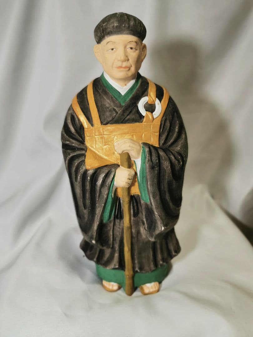 利休像 北村雅耕造 千利休 立像 茶道具 共箱 京陶人形 - メルカリ