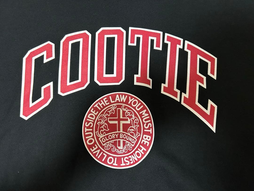 COOTIE ブラック スウェット L カレッジロゴ クーティ細美武士 - メルカリ