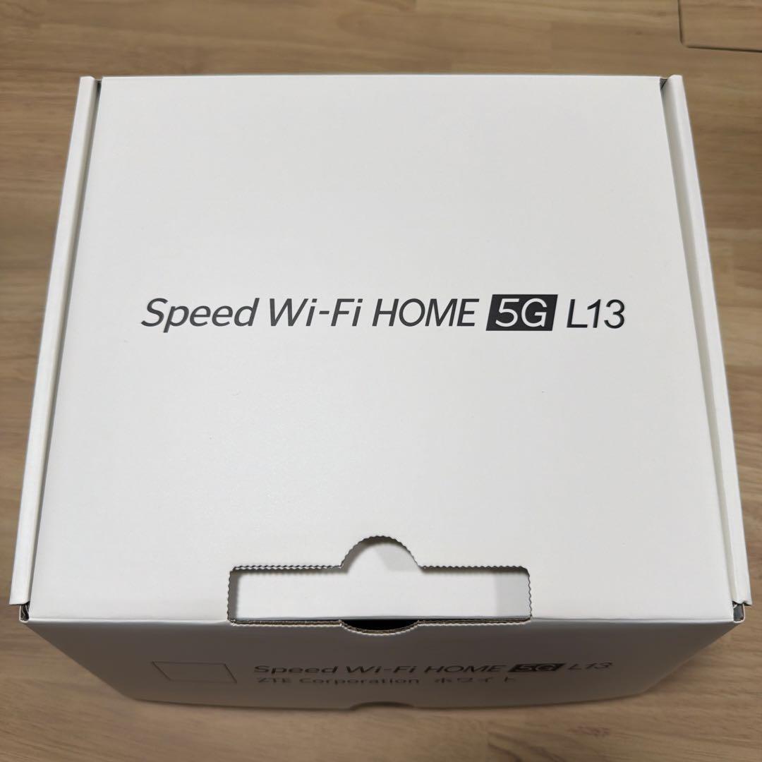 美品 Speed Wi-Fi  5G L13 ホワイト ルーター ZTE 新品未使用 UQ Speed Wi-Fi HOME 5G L13 ZTE ホワイト ZTR02SWU Wi