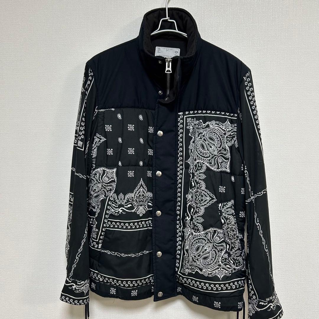 Sacai ペイズリー ブルゾン ジャケット 19AW - メルカリ