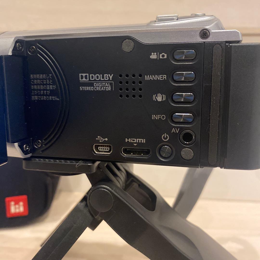 動作品】JVC Everio GZ-E220-S フルHD ビデオカメラ - メルカリ
