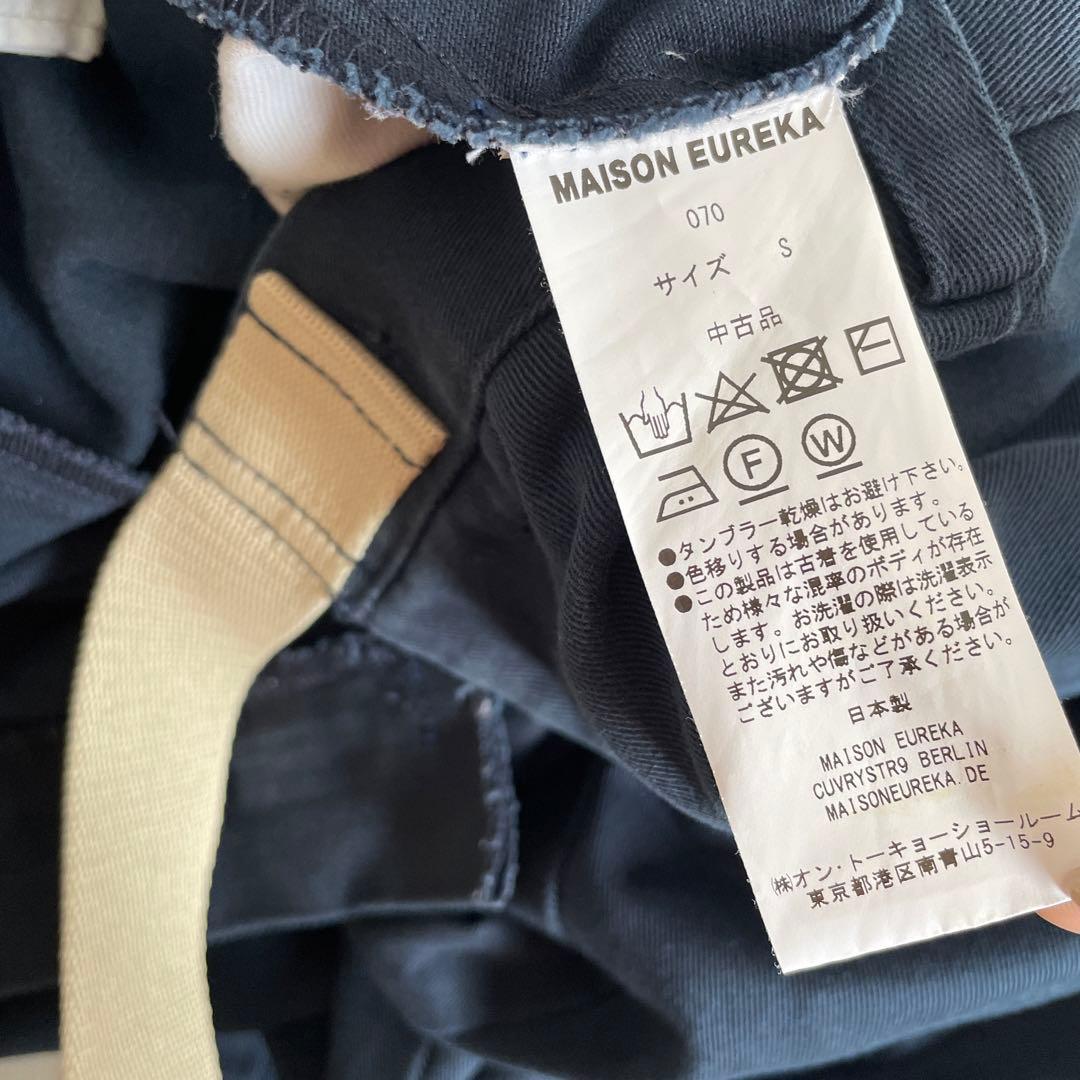 ♯ メゾンエウレカ ヴィンテージ リワークチノ ワイドパンツ ラップ