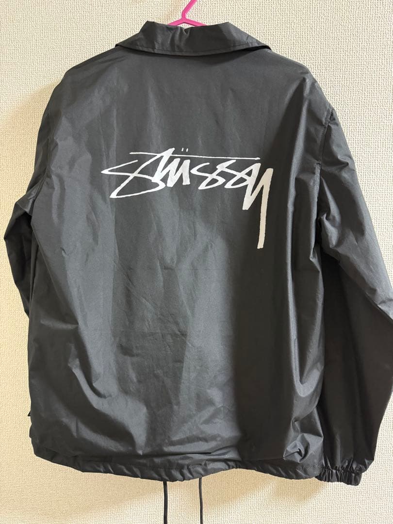 Stussy 黒 ナイロンジャケット Sサイズ - メルカリ