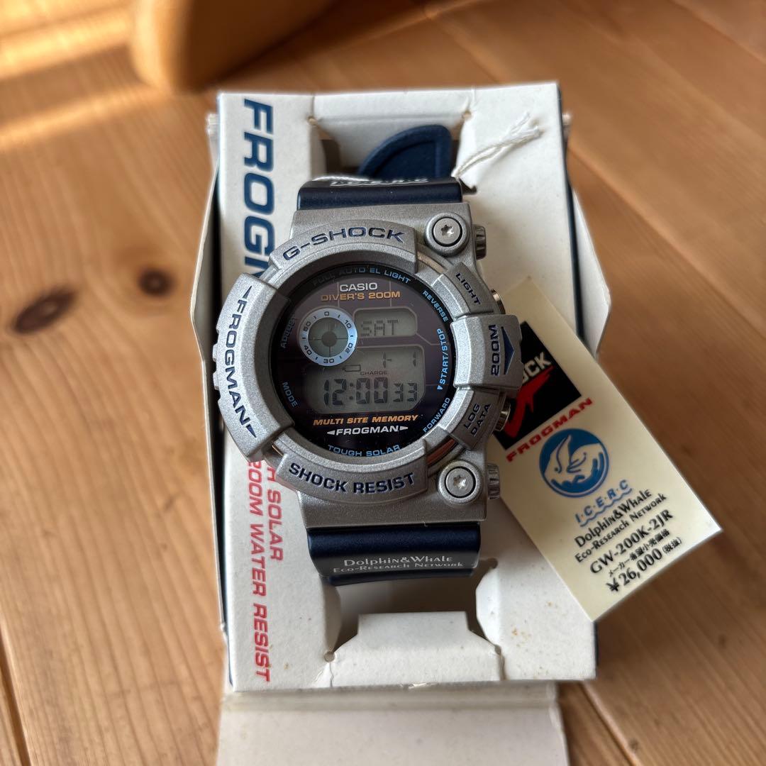 G-SHOCK イルカクジラ フロッグマン GW-200K-2JR CASIO 楽天市場】GW-200K-2JRの通販