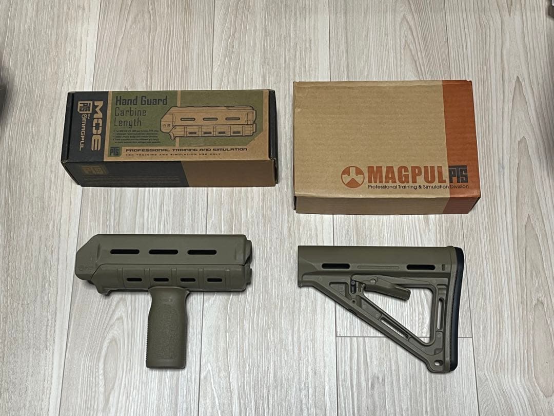 MAGPUL マグプル PTS MOE ストック ハンドガード グリップ 実物 マグプル MOE type レプリカ 電動ガン用グリップ BK DE : mimiy - 通販