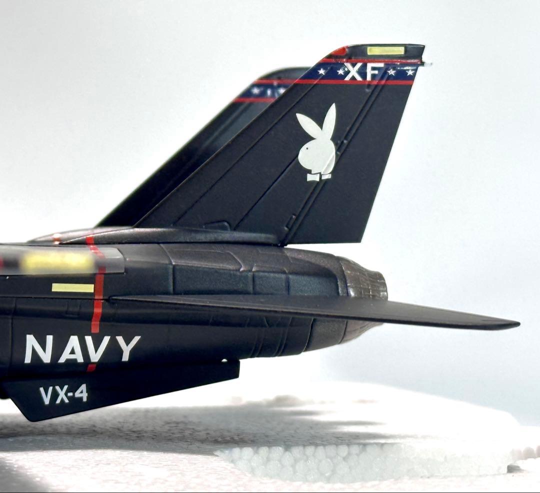 hogan 1/80 F-14A Tomcat VX-4 ブラックバニー USN VX-4 Evaluators Vandy 1 Black Bunny NAS Tomcat F-14A Die-Cast