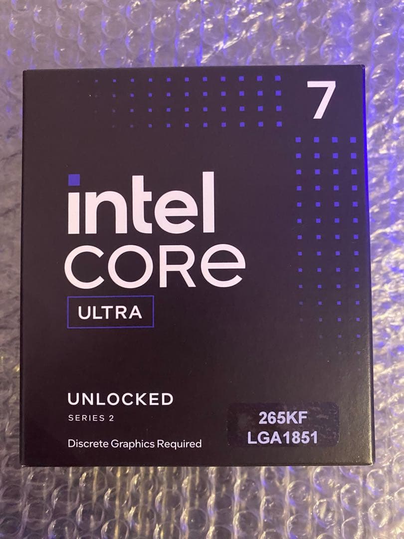 【新品・未使用】 インテル コアウルトラCPU 265KF 本当に消費電力は下がった？「Core Ultra 7 265K」は空冷CPUクーラーで