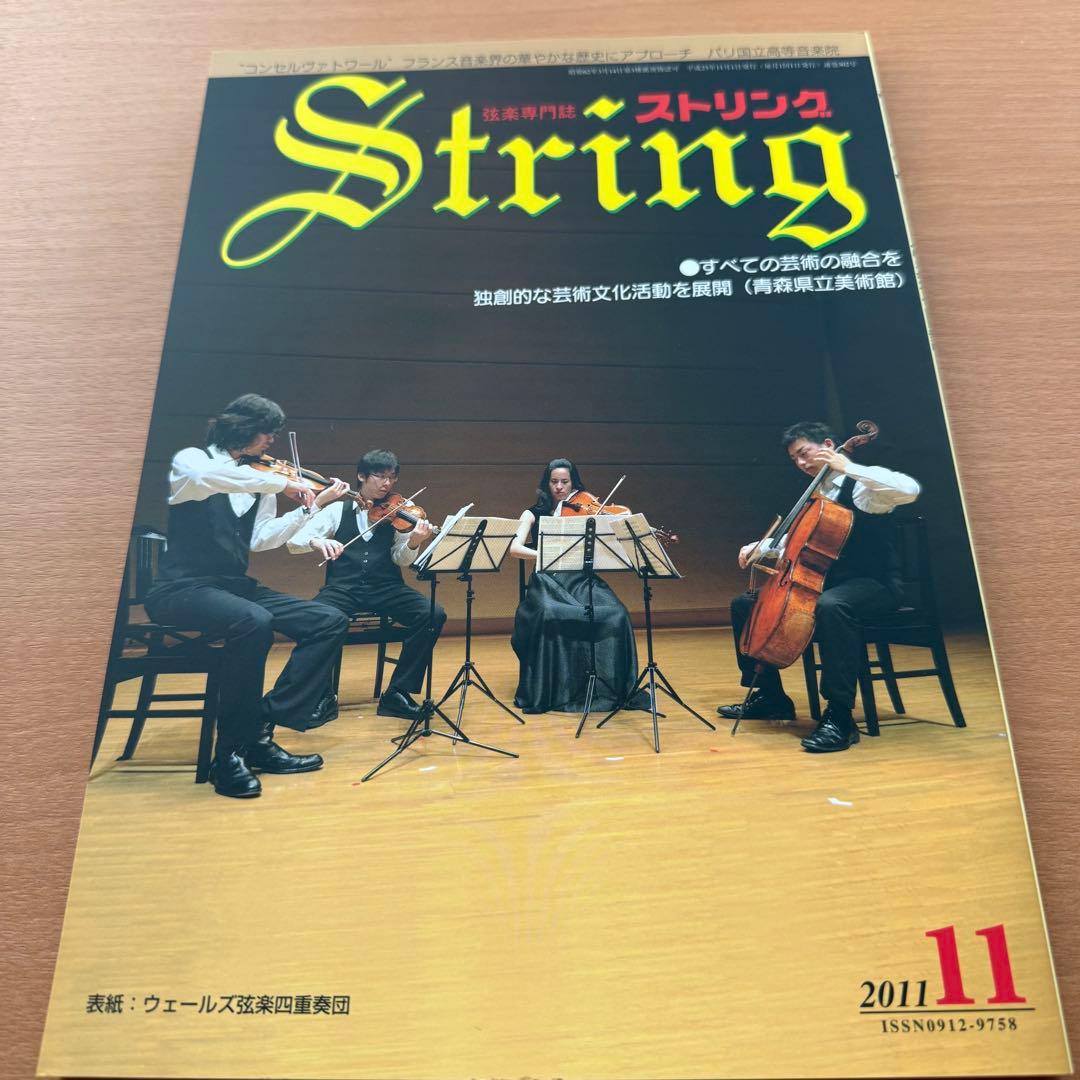 超希少】ストリング STRING 弦楽専門誌 2011年全巻セット レトロ雑誌