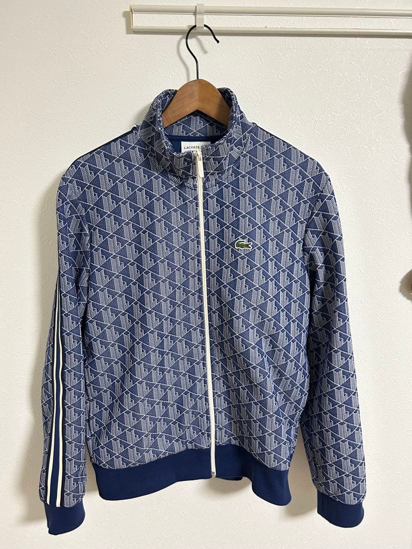 LACOSTE モノグラム　上下ジャージセットアップ LACOSTE（ラコステ） モノグラム トラックスーツ 上下組 トラック