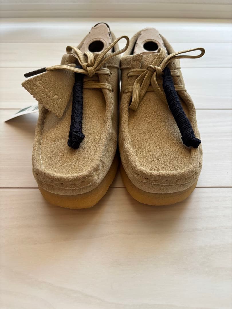 新品・未使用クラークス ORIGINALS・メープル ワラビー24cm Wallabee / メンズ ワラビー （メープルスエード） -Clarks