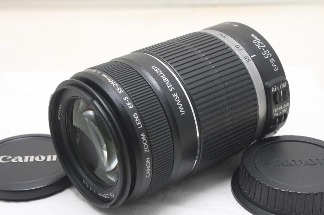 キヤノン EF-S 55-250mm F4-5.6 IS Amazon.com : Canon EF-S 55-250mm F4-5.6 is STM, Telephoto, Black