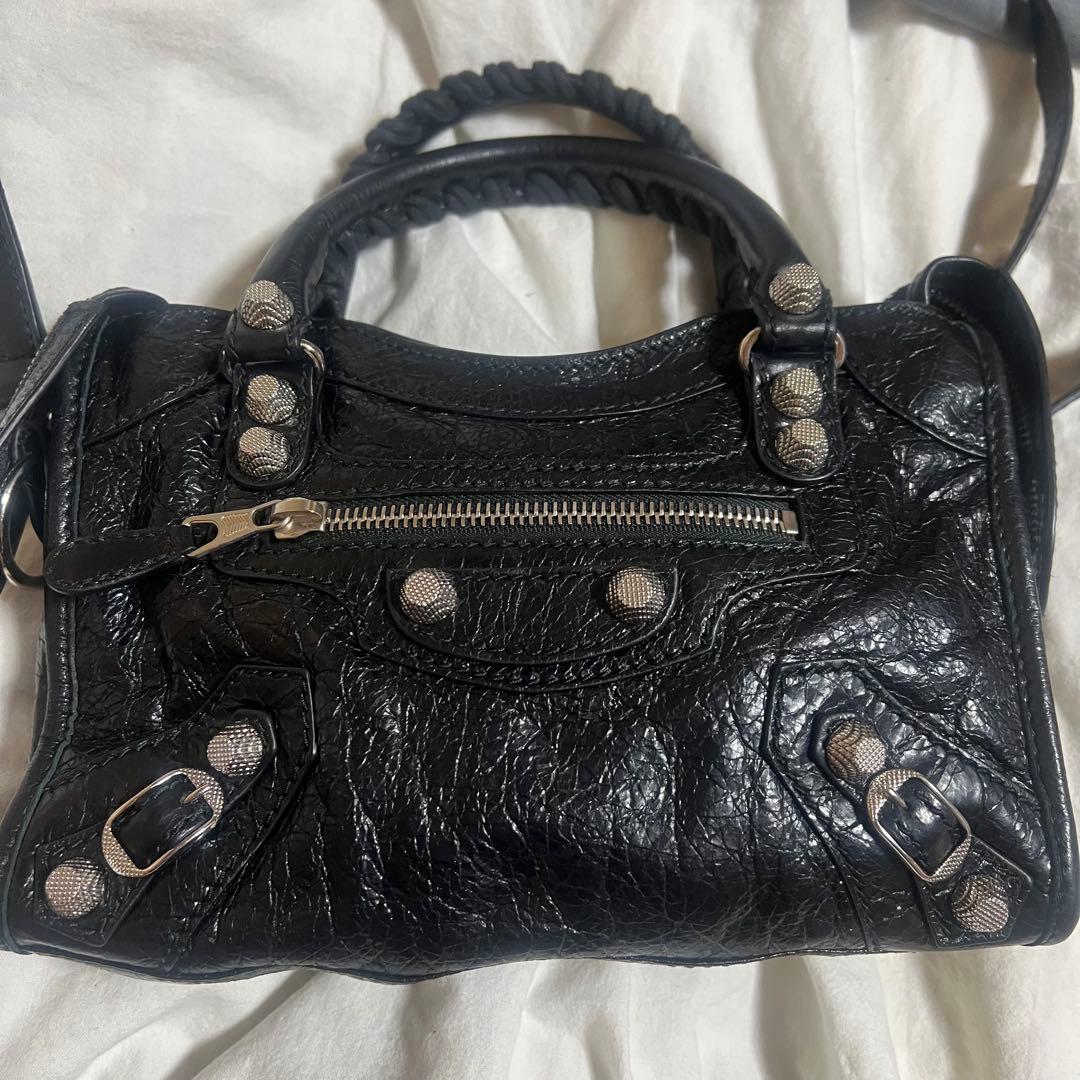 BALENCIAGA バレンシアガ ミニ シティ ショルダーバッグ ジャイアント