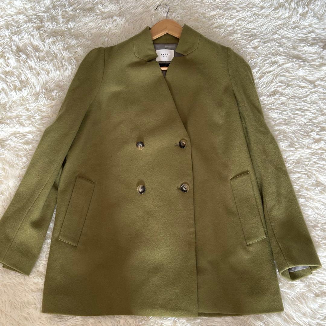 完売品✨PUFF SLEEVE WOOL JACKET アメリ ウール100% - メルカリ