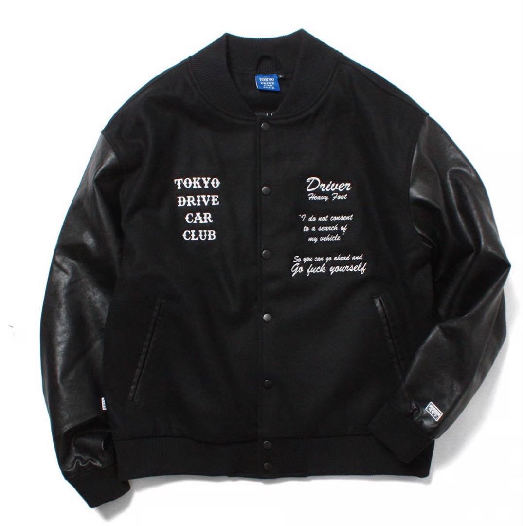 tokyo drive car club varsity jacket Lサイズ 中古・古着通販】TOKYO DRIVE CAR CLUB (トウキョウドライブカークラブ