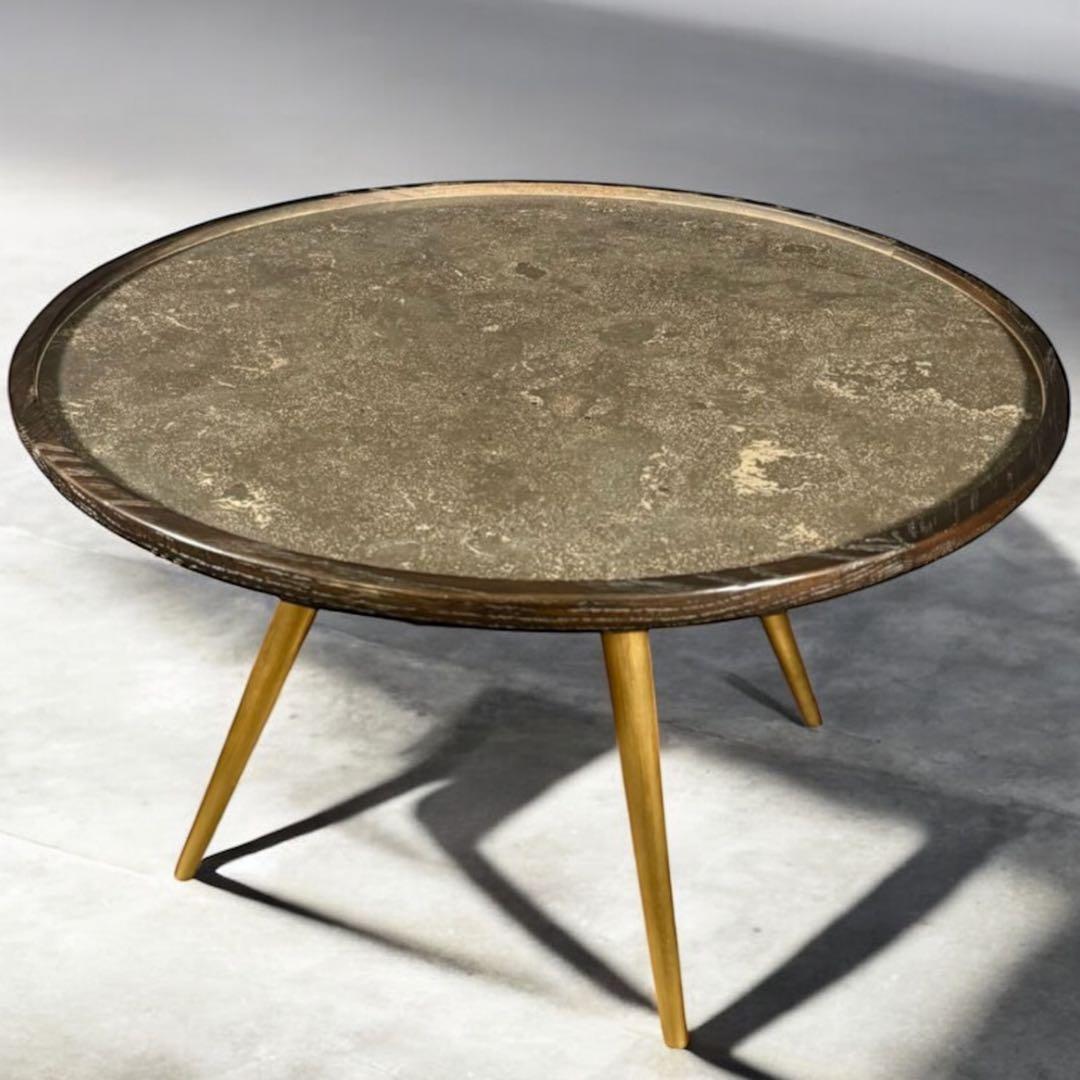 HR752 美品Knot antiques BARK COFFEE TABLE - メルカリ