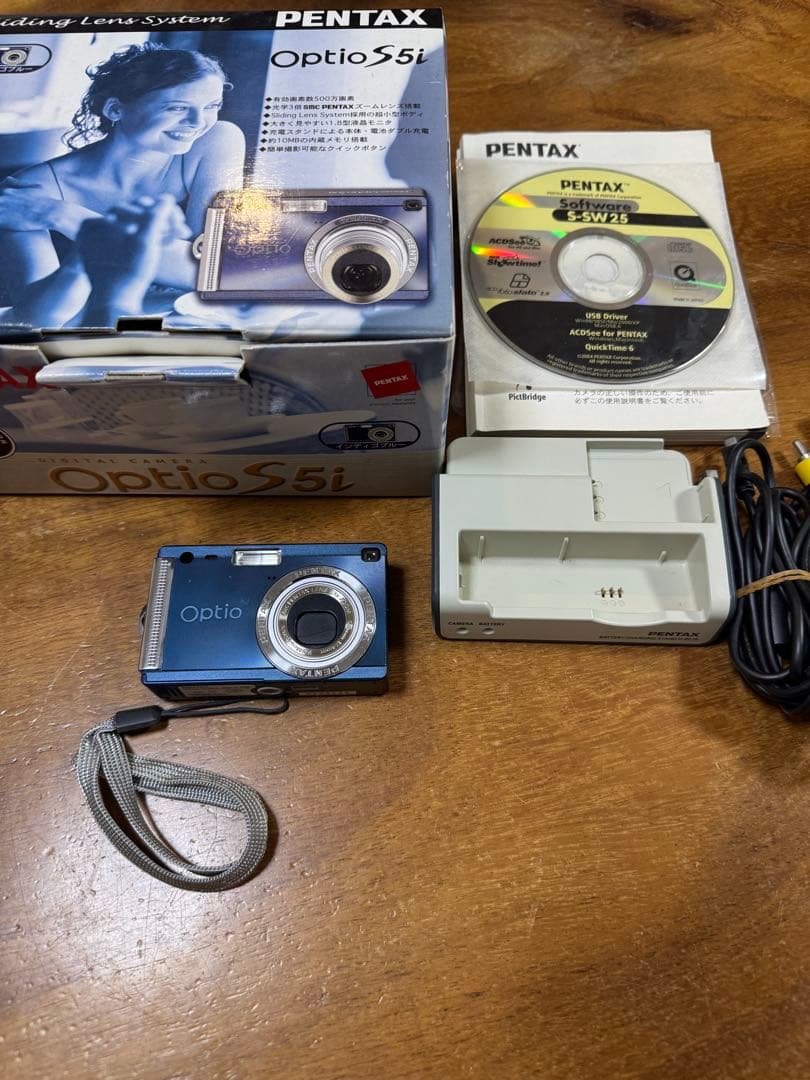 【美品＆箱付き】PENTAX Optio S5i オールドコンデジ ペンタックス オールドコンデジの世界】PENTAX Optio S5i ・超コンパクトなデジカメ
