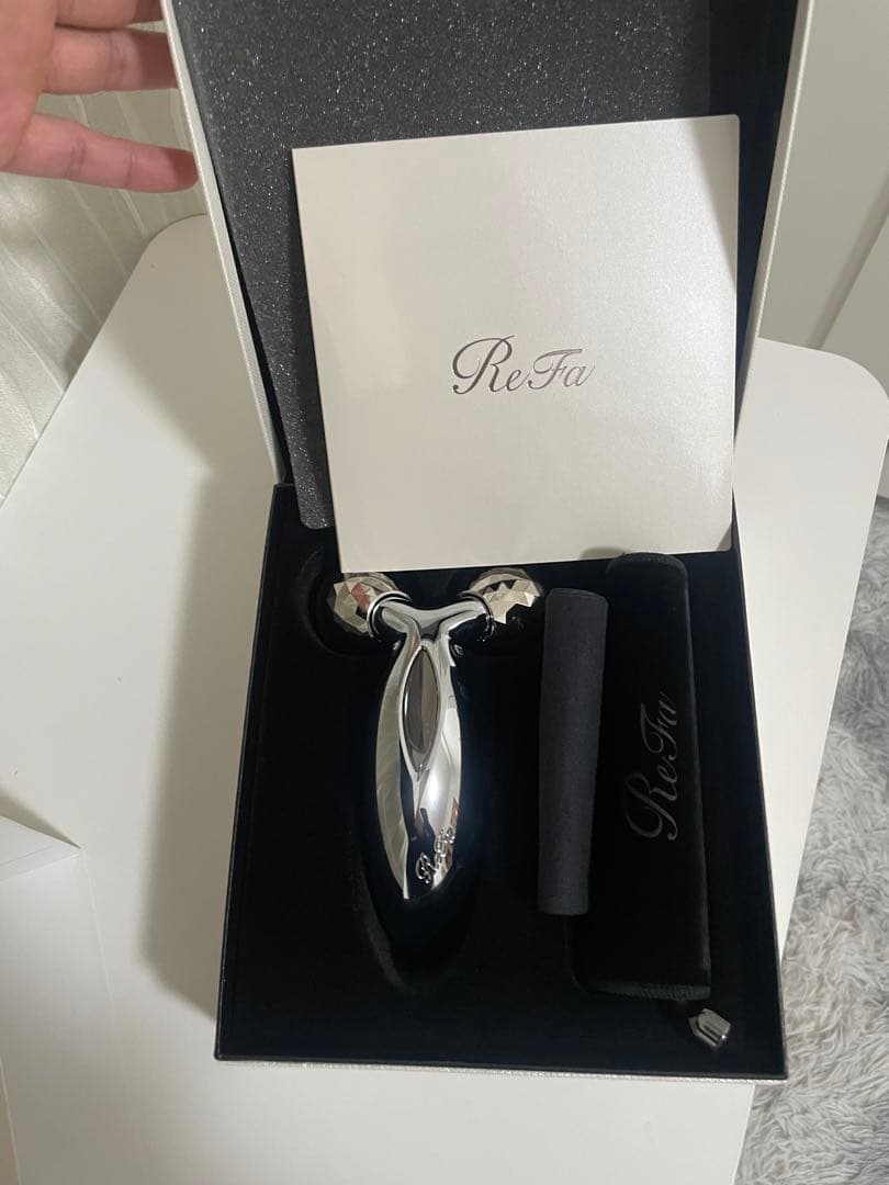 ReFa 美顔ローラー シルバー ブラック ReFa（リファ） MTG 正規品 リファプロ ReFa PRO 美顔ローラー 小顔