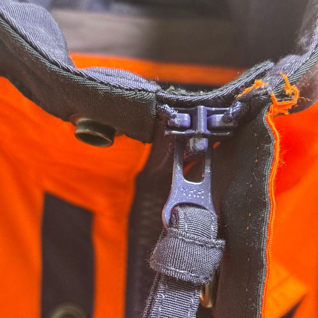 美品 DESCENDANT ナイロンジャケット オレンジ 秋冬コーデ - メルカリ