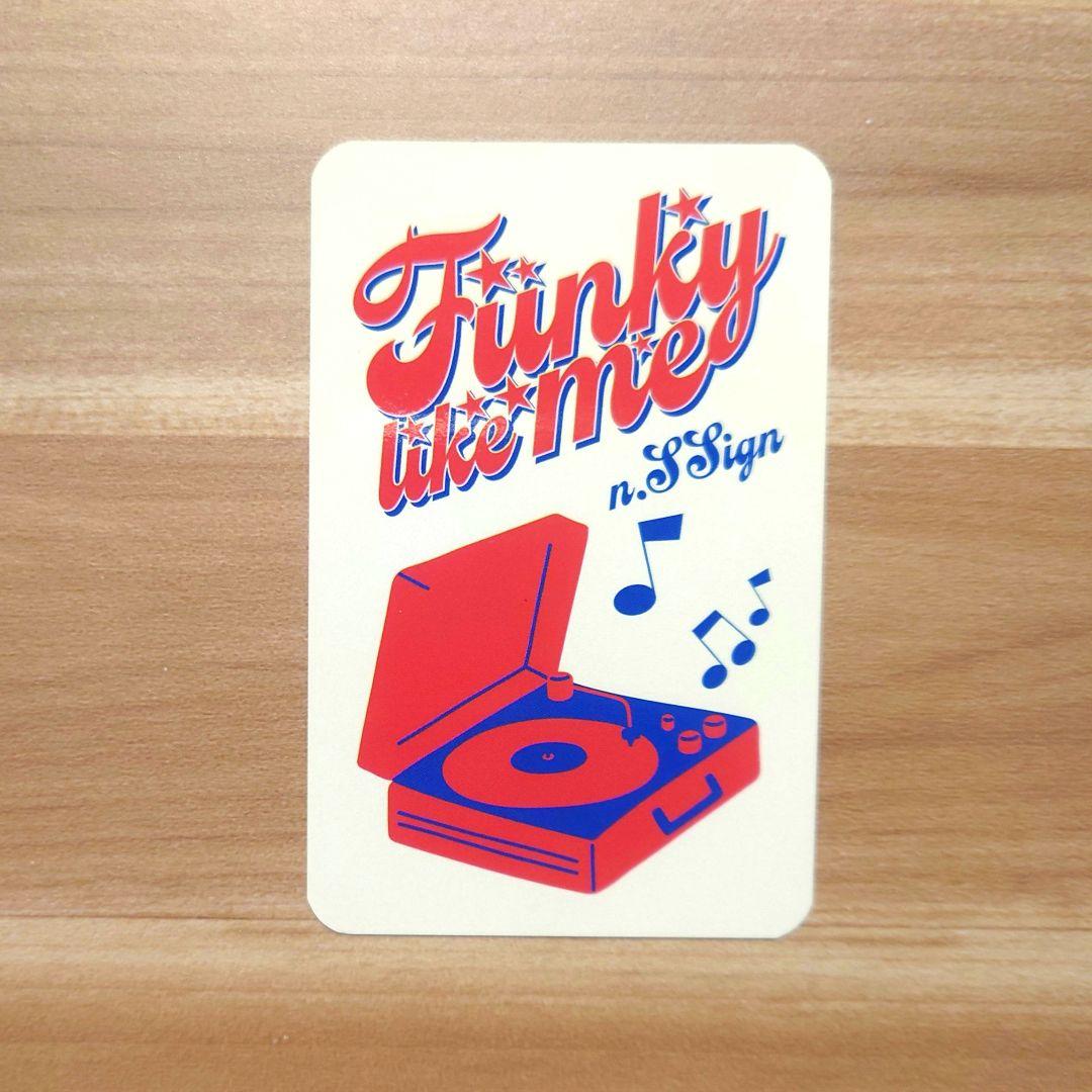 n.SSign Funky like me Side B トレカ ハンジュン - メルカリ