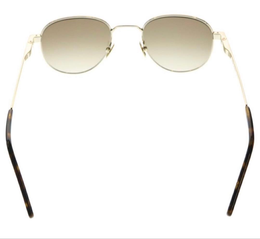 未使用 サンローラン SL555 003 サングラス ブラウン ゴールド - メルカリ