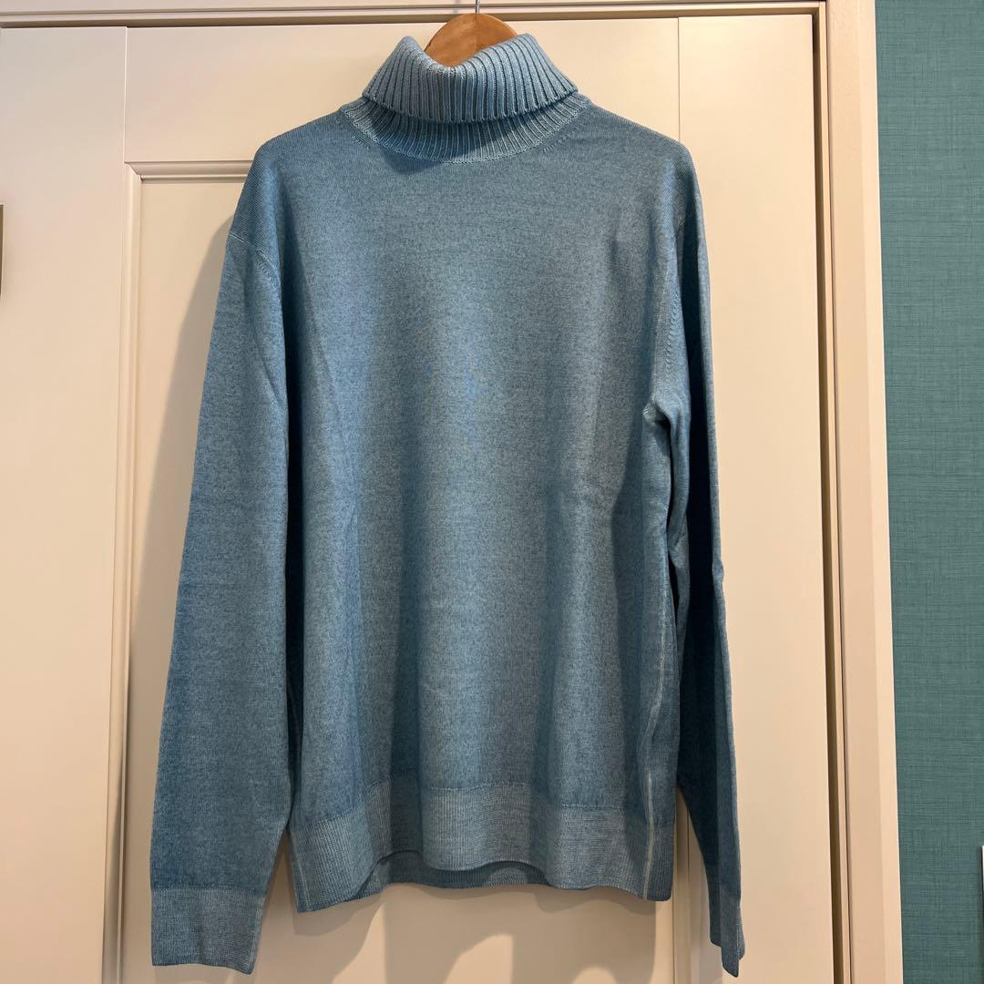【近日削除_極美品】 CRUCIANI（クルチアーニ）ハイネックニットセーター CRUCIANI（クルチアーニ） ニット タートルネック ハイゲージ 14ゲージ