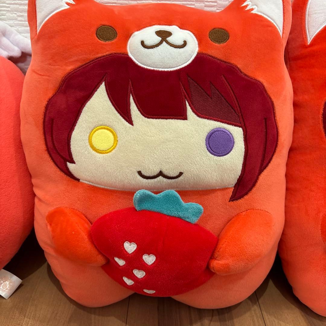 すとぷり 莉犬くん あにまるクッション いちごクッション 計3個セット