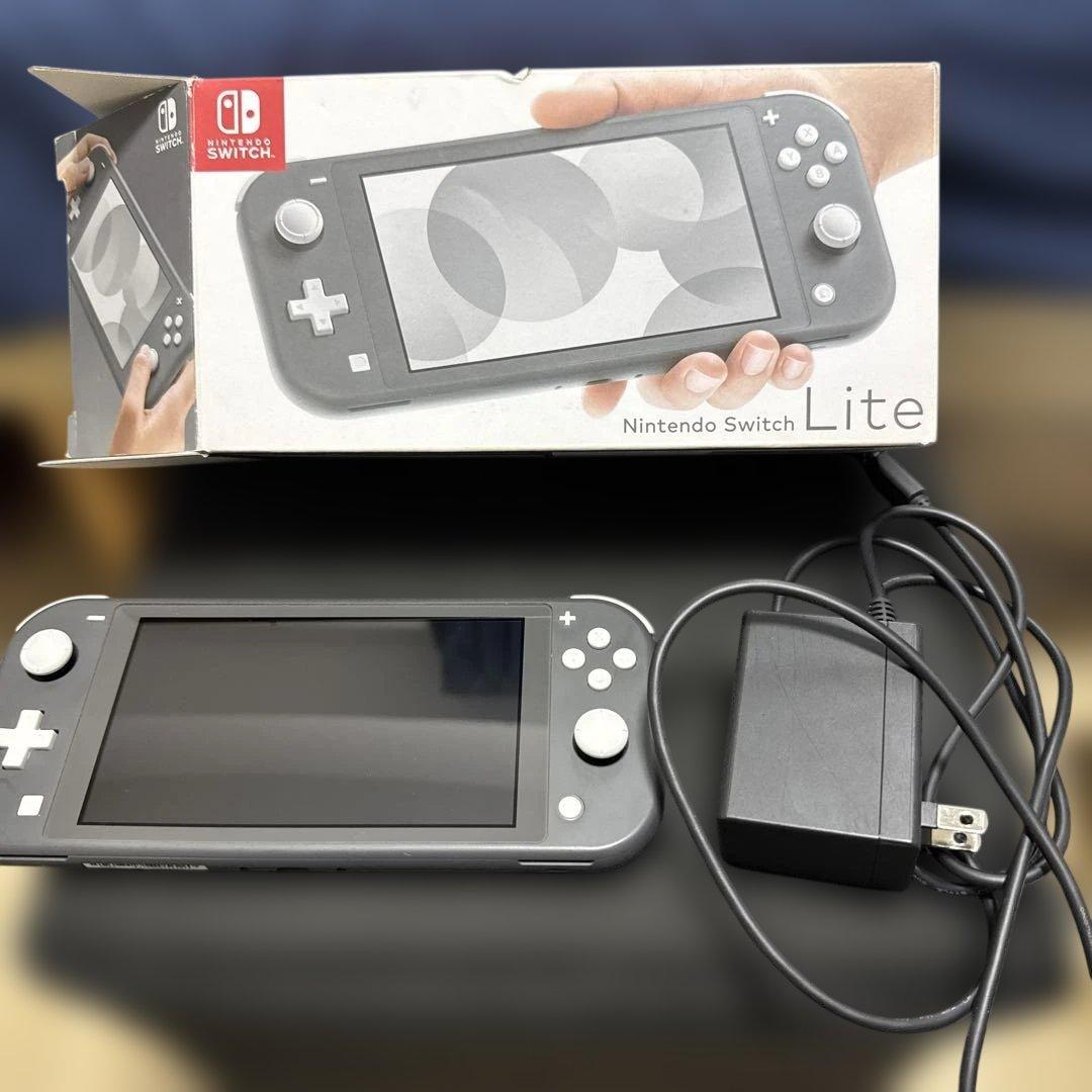 任天堂Switchライト　グレー 本体 ACアダプター付き 新品 (任天堂 Nintendo Switch Lite グレー )4902370542929 ライト