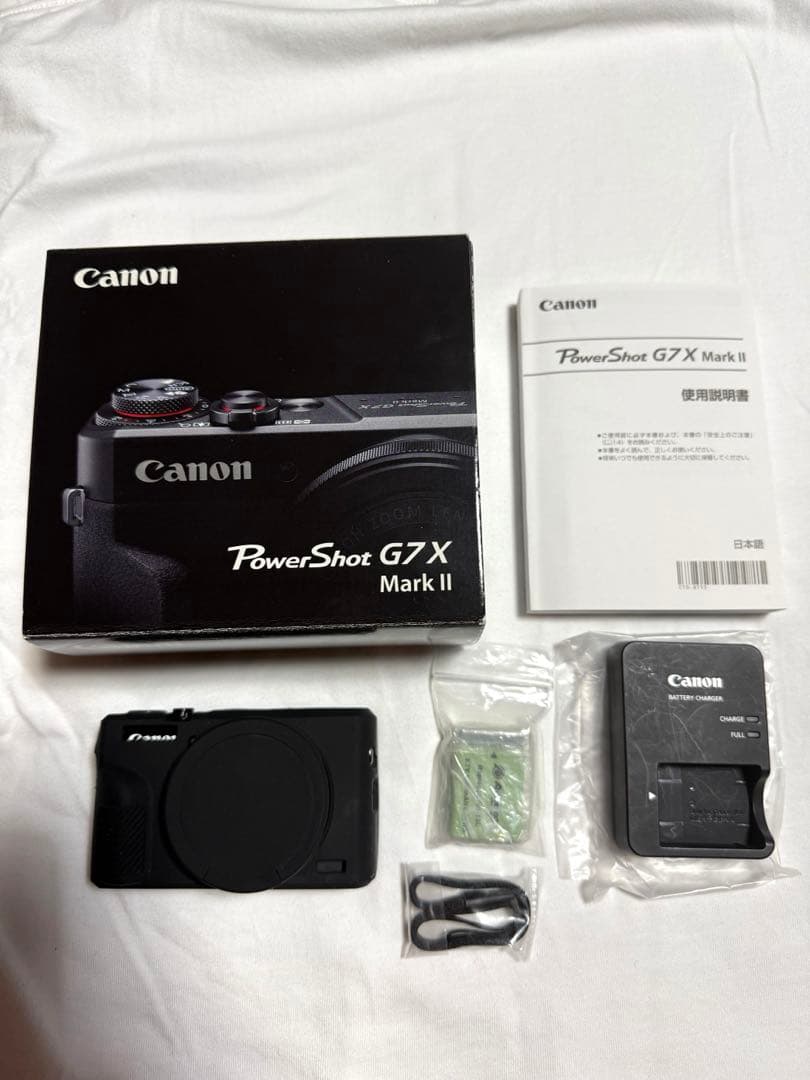 【美品・即日発送】Canon Powershot G7X Mark II Canon PowerShot G7 X Mark II Photography Camera, Black with Full