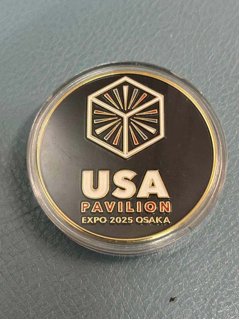 ◼超激レア・非売品◼ 大阪・関西万博 アメリカ館 記念メダル