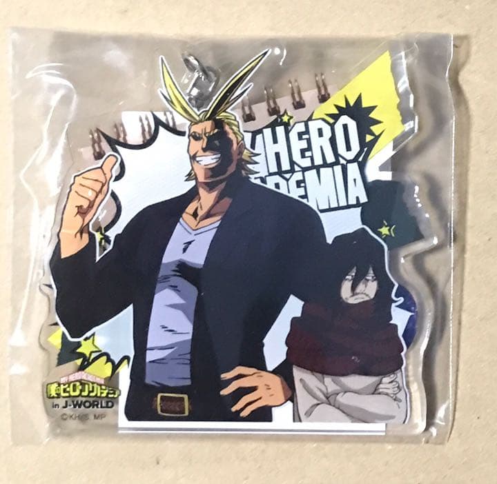 ペアアクリルキーホルダー オールマイト・相澤消太 僕のヒーロー