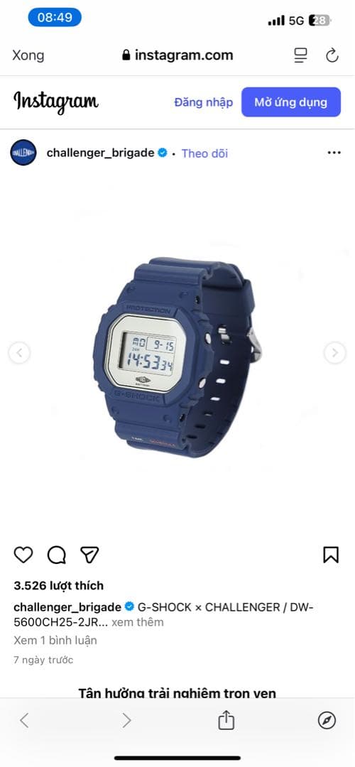 G-Shock x CHALLENGER DW-5600CH25-2JR ネイビ - メルカリ