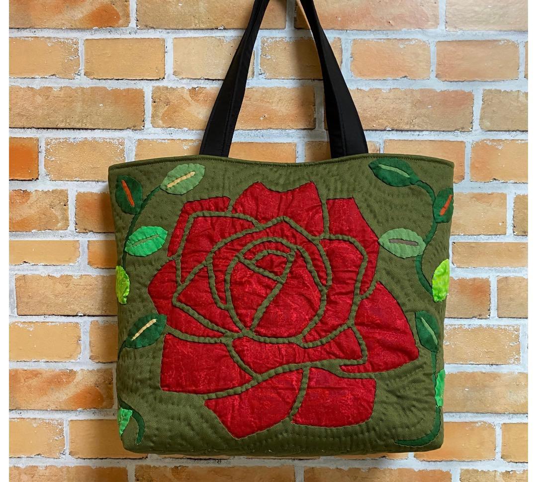ハワイアンキルトバッグ（薔薇） 2026年最新】ハワイアンキルト バッグ 薔薇の人気アイテム - メルカリ