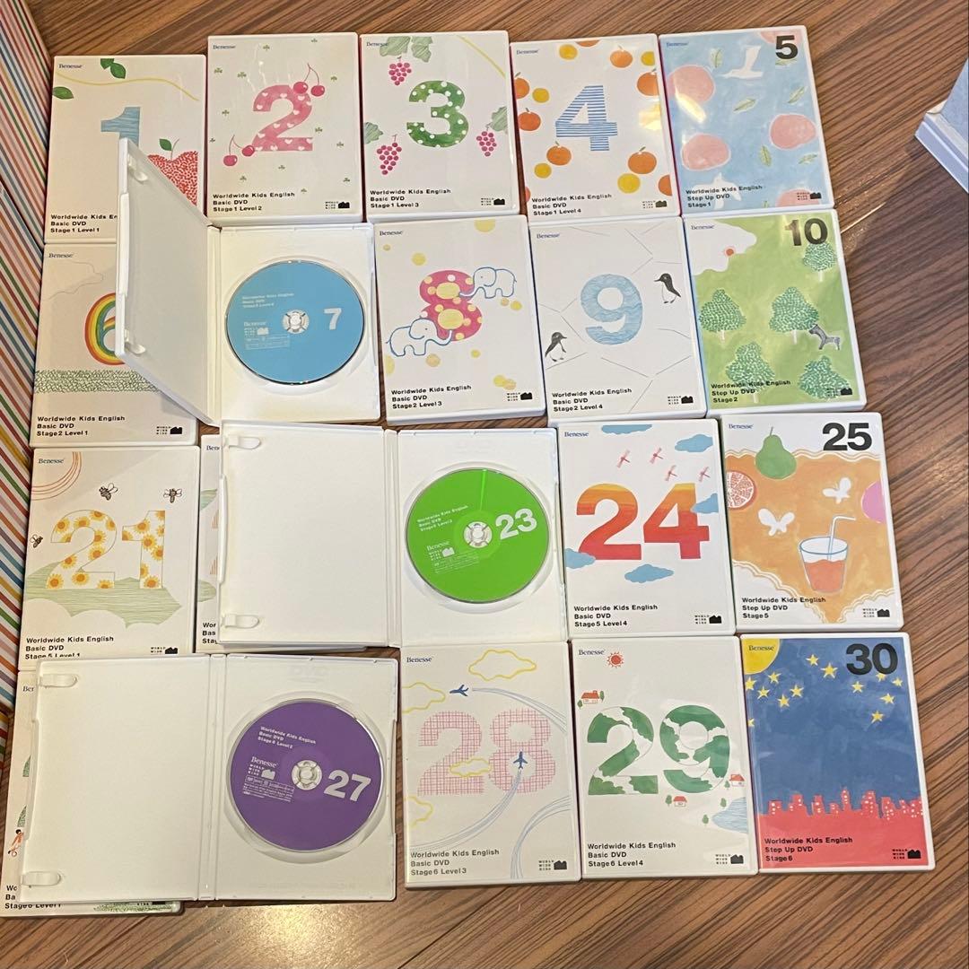 英語学習 DVDセット カラフル収納Worldwide Kids English - メルカリ