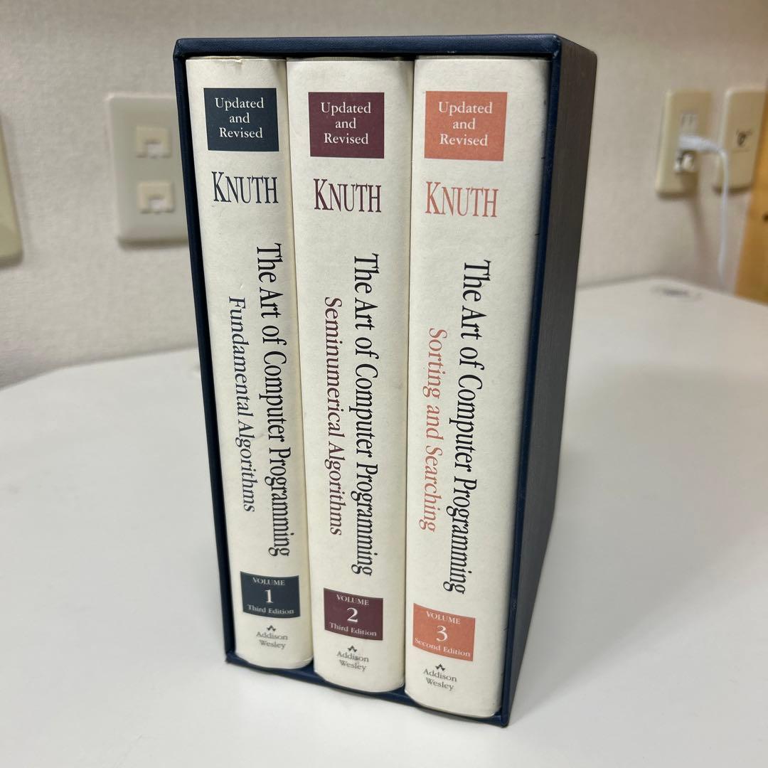 ドナルド・E・クヌース コンピュータプログラミング 1-3巻 英語　美品 Amazon.co.jp: The Art of Computer Programming Volume1 Fundamental