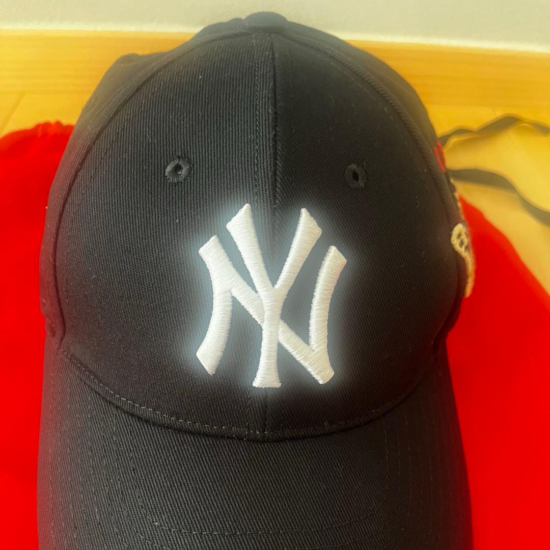 GUCCI ニューエラ ニューヨークヤンキース ロゴキャップ 57-61cm